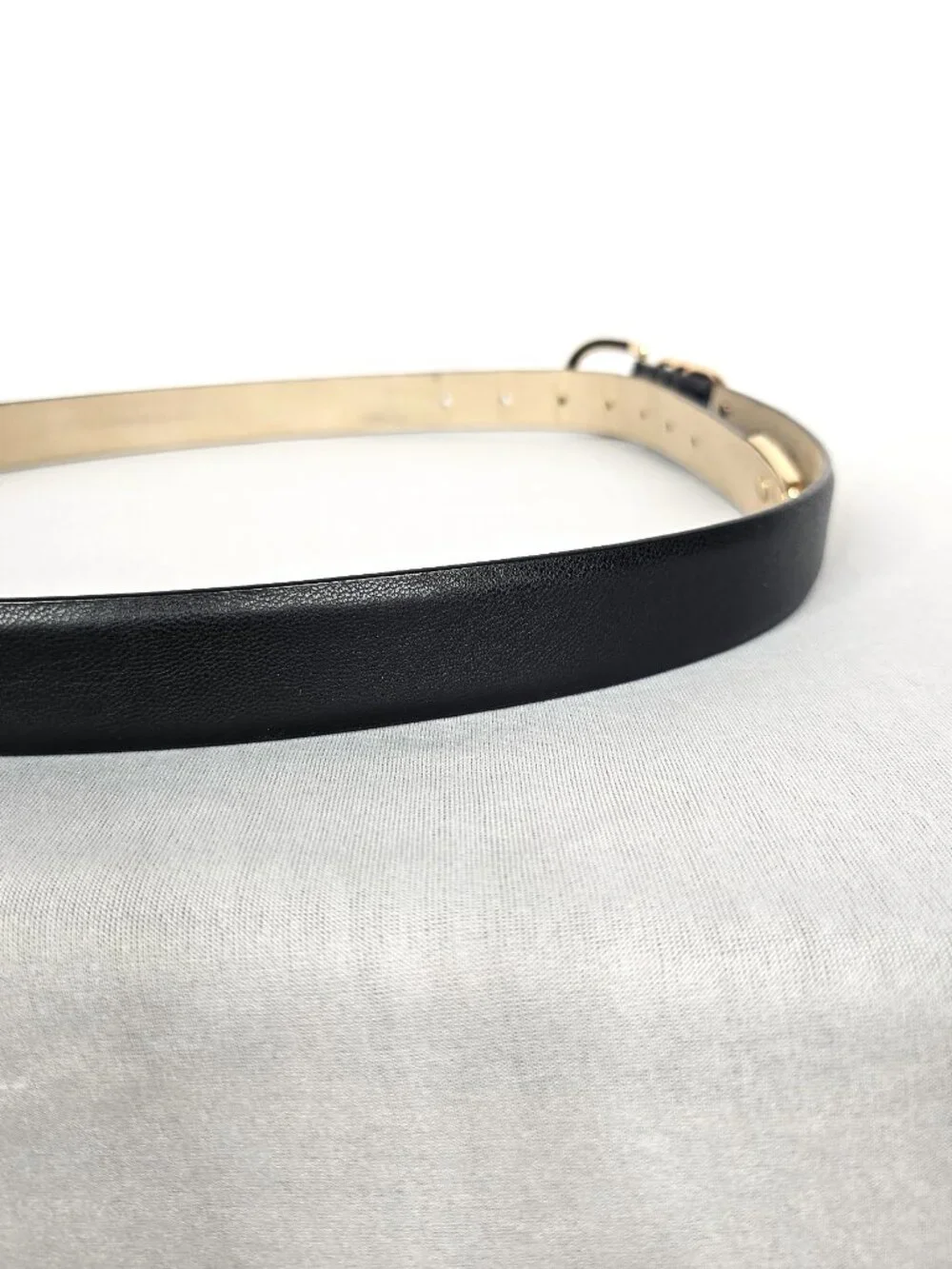 Nine West | Black Gold Triple Ring Belt | Women's M/L Approx